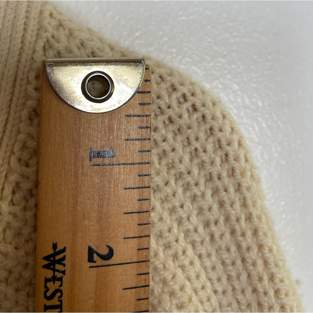 Old Navy Women's Ribbed Knit Buttoned‎ Cardigan Size 2X Cream Boho Accademia - Picture 8 of 11